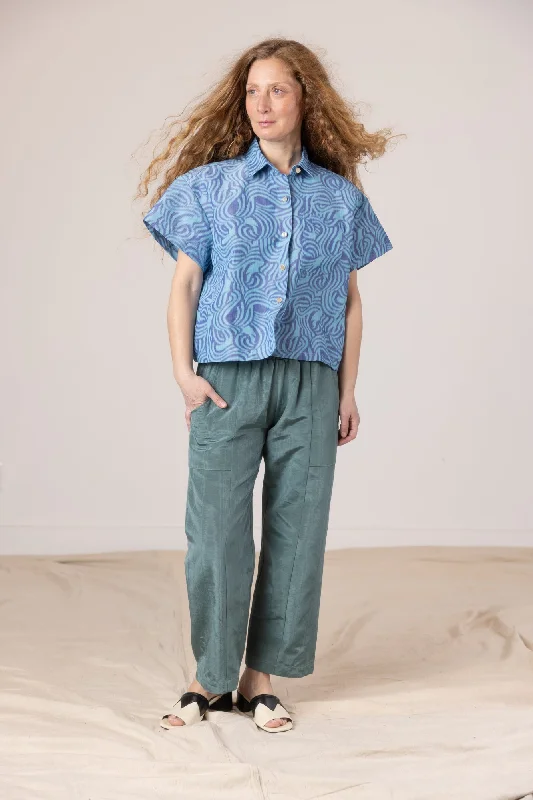 New Arrival Corso Buttondown - Blue Swirl