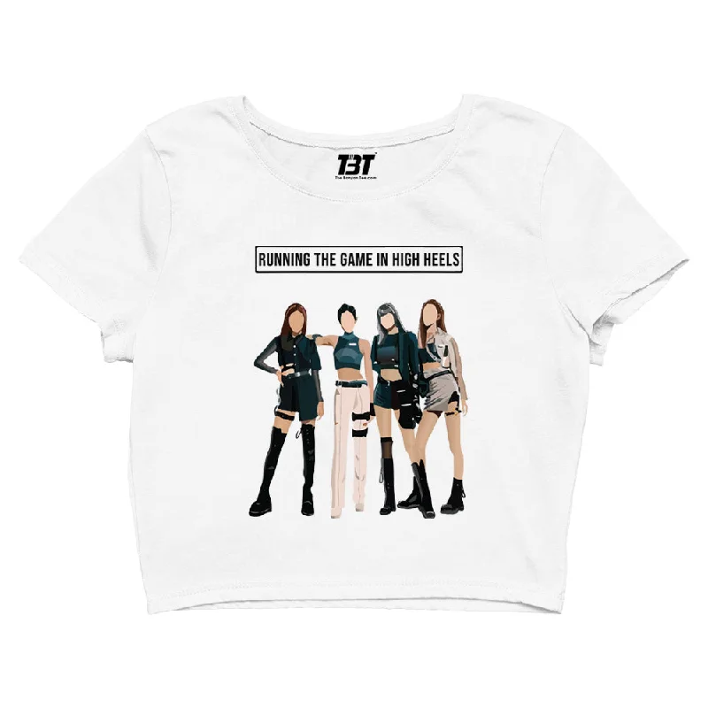 Special Savings Black Pink Crop Top - Running The Game