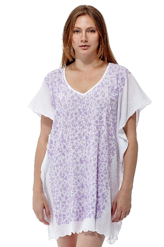 Weekend Shopping Bliss La Cera Hand-Embroidered Cover Up