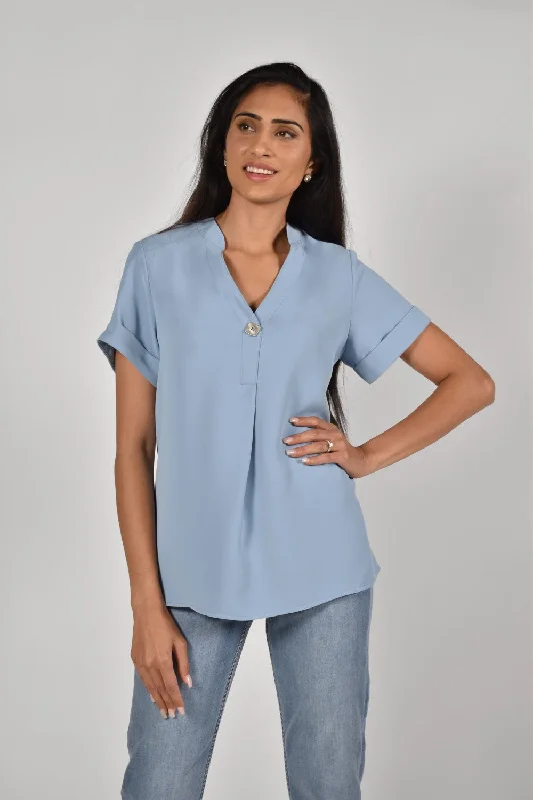 Unbeatable Prices Frank Lyman Top 221163 Misty-Blue