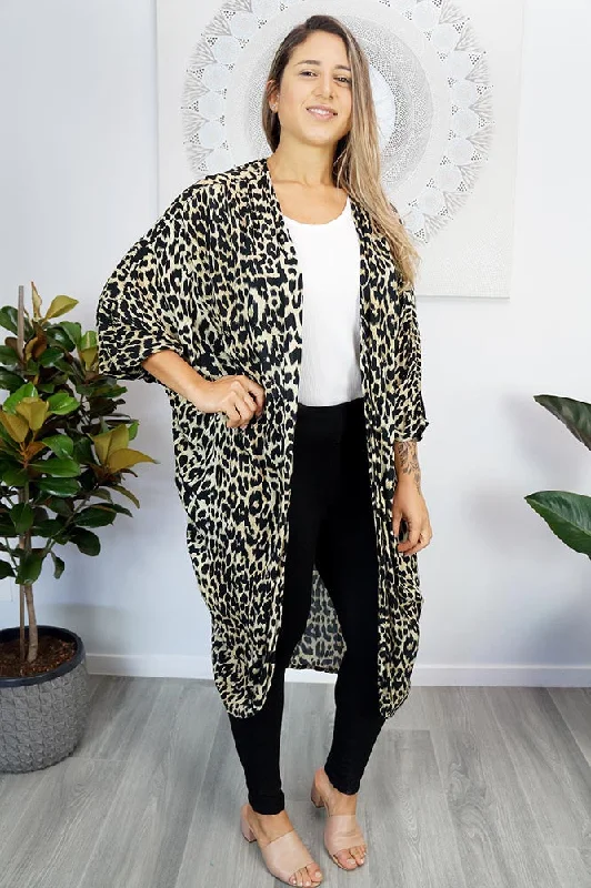 Massive Savings Long Cape "Leopard"