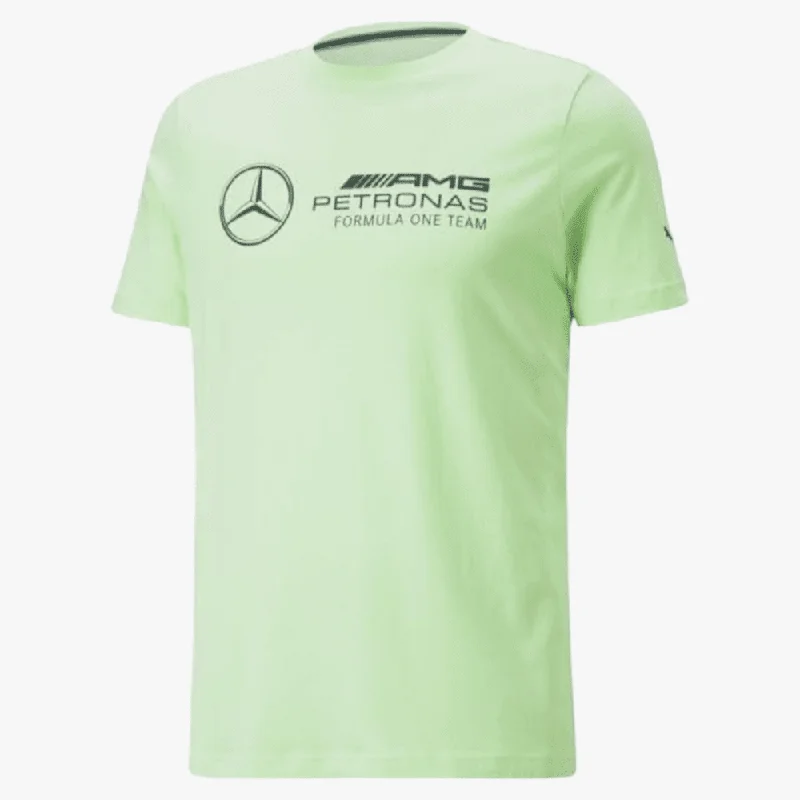 Shop the Weekend Away Puma Mens Mapf1 Logo Short Sleeve Tee Paradise Green