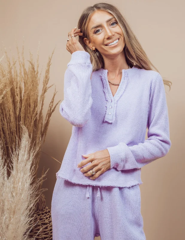Crazy Deal Kynlee Waffle Knit Top
