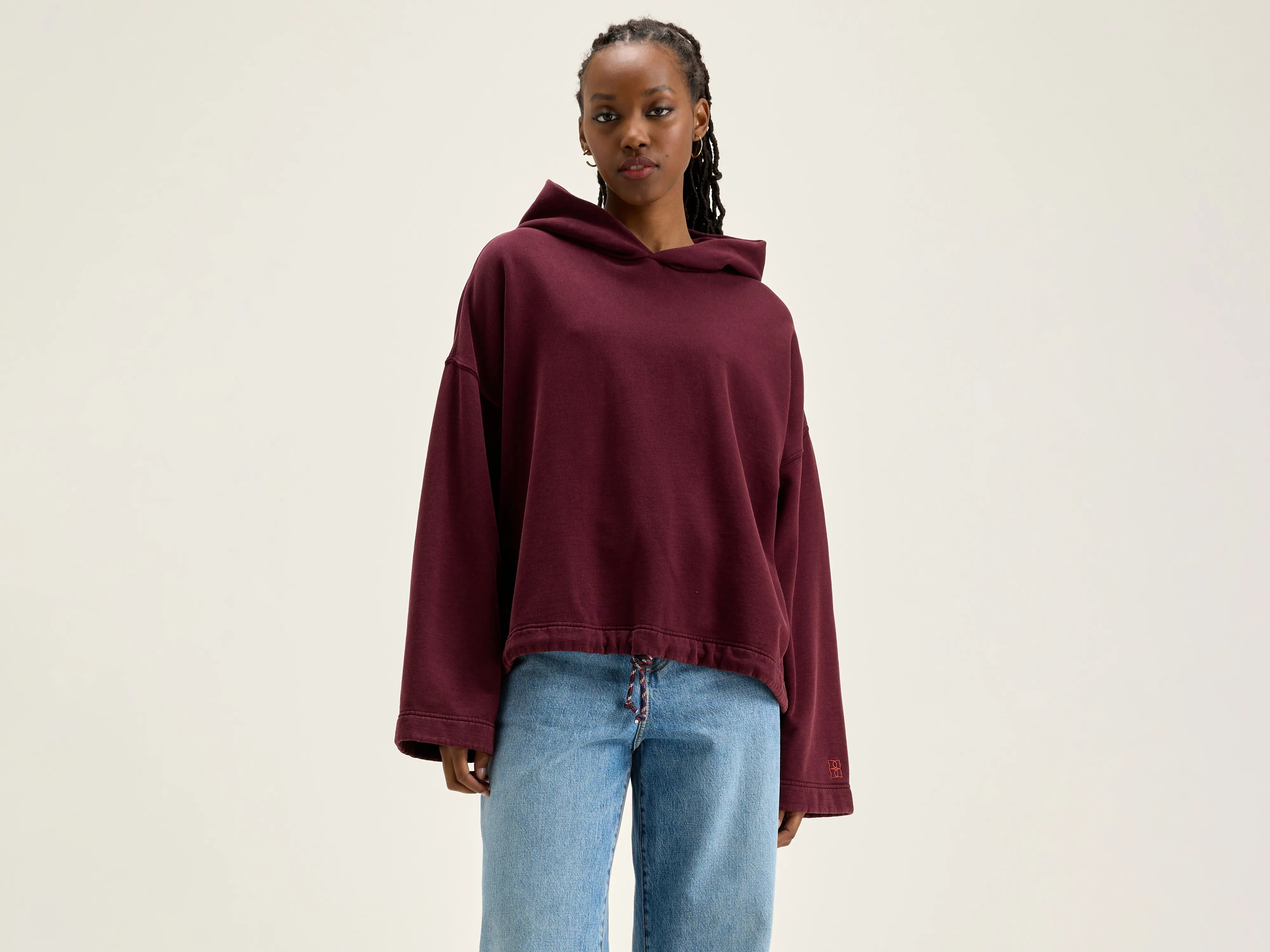 Price Slash Cate hoodie (242 / W / WINE)