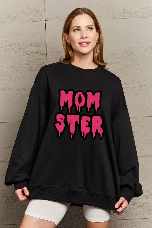 Great Deal Simply Love Full Size MOM STER Graphic Sweatshirt