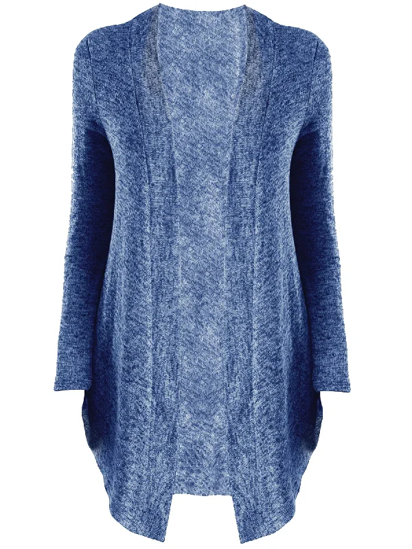 Weekend Special Lightweight Knit Long Draped Cardigan