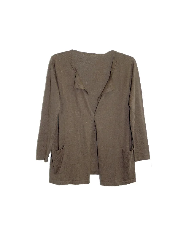 Flash Deals Plus Size La Cera Long Sleeve Waterfall Cardigan