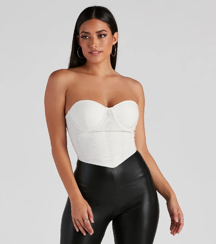 Fantastic Offers Sweet Spot Sweater Knit Bustier