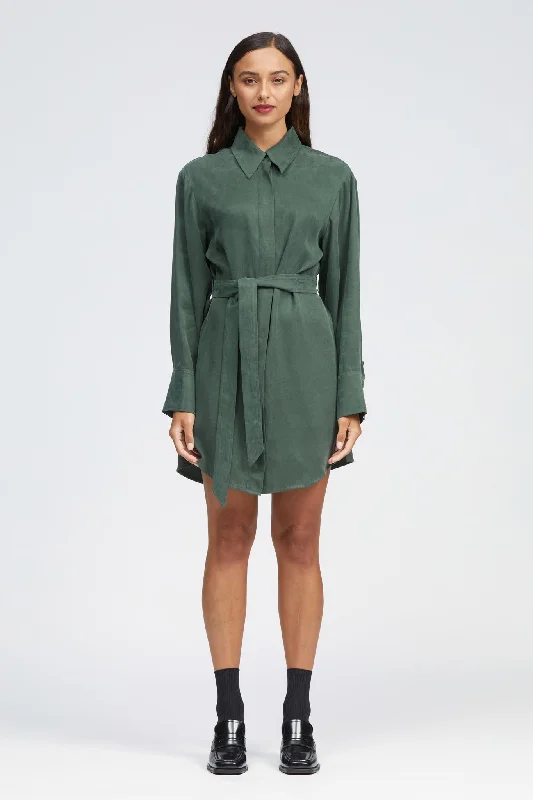 Warehouse Sale Causeway Dress Dark Green