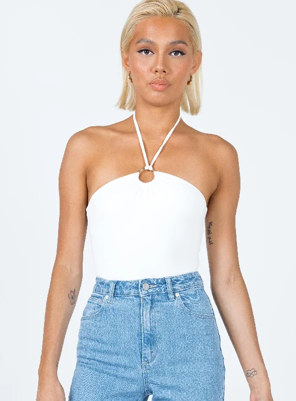 Weekend Deals That Dazzle Dayton Bodysuit White