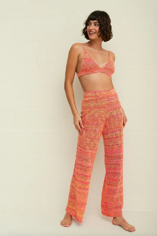 Weekend Savings Extravaganza Knit Triangle Top & Pant Set
