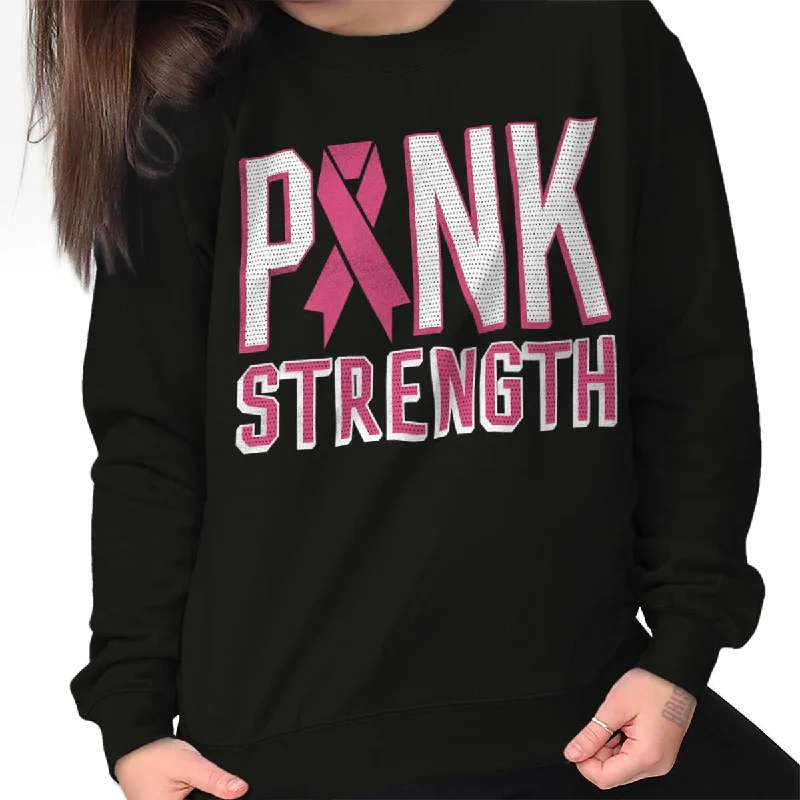 Take Advantage BCA Pink Strength Crewneck Sweatshirt