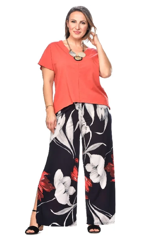 Weekend Savings Sensation Bamboo V-Neck Casual Top