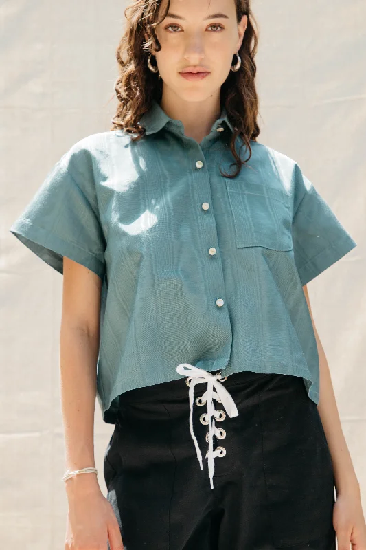 Weekend Offers That Excite Corso Buttondown - Juniper Moire
