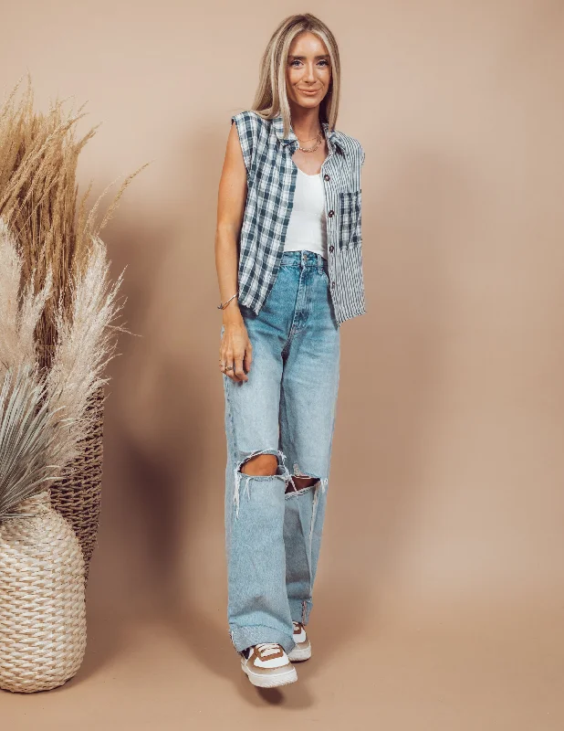 Weekend Special Naomi Printed Button Up