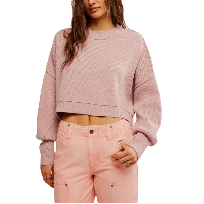 Sale Alert Easy Street Crop Pullover in Lost Petal