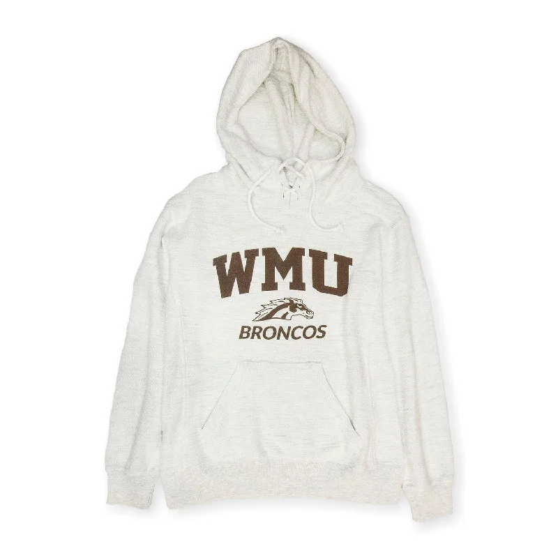 Can't Beat Ladies' WMU Broncos Sport Lace Scuba Hood