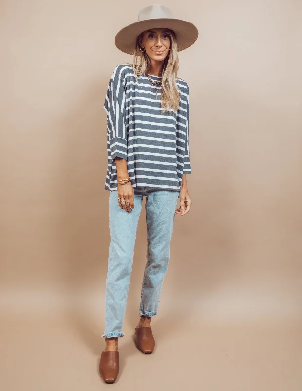 Weekend Bargains to Savor Suki Oversized Striped Top