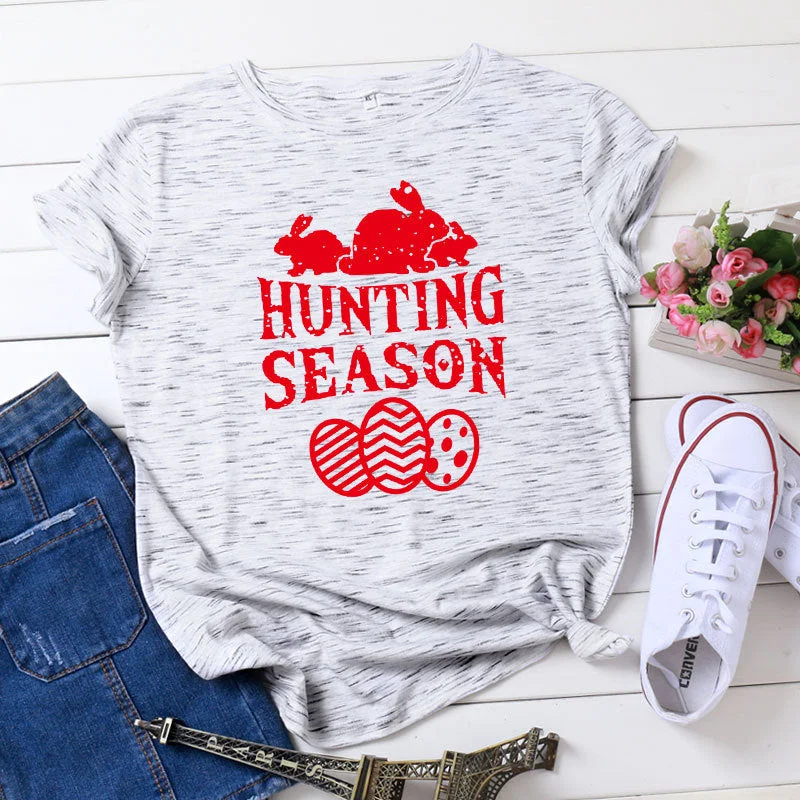 Buy More, Save More Fashion Casual Letter Print Tops Crew Neck Short Sleeve Womens T Shirts Wholesale