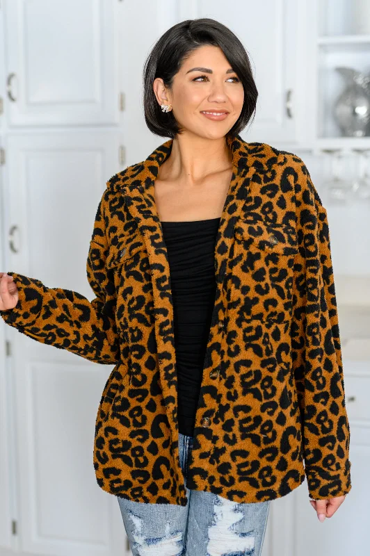 Weekend Discounts to Enjoy Castle Spotting Animal Print Jacket
