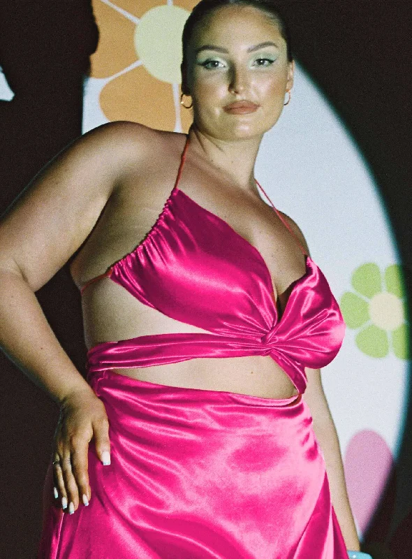 Clearance Sale Aura Top Pink Curve