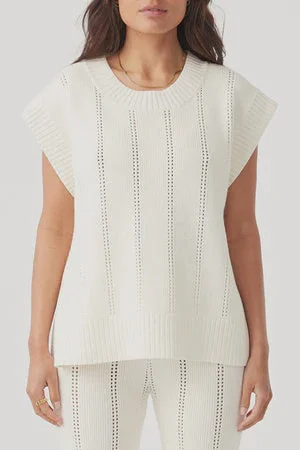 Factory Direct Sale Eva Vest - Cream