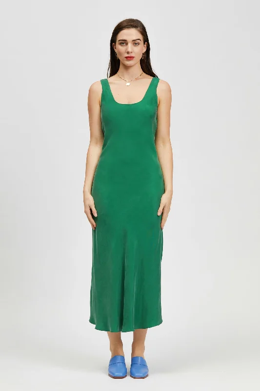 Value Deals Vinho Dress Green
