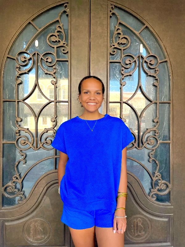 Online Only Cobalt Blue Cozy Shirt