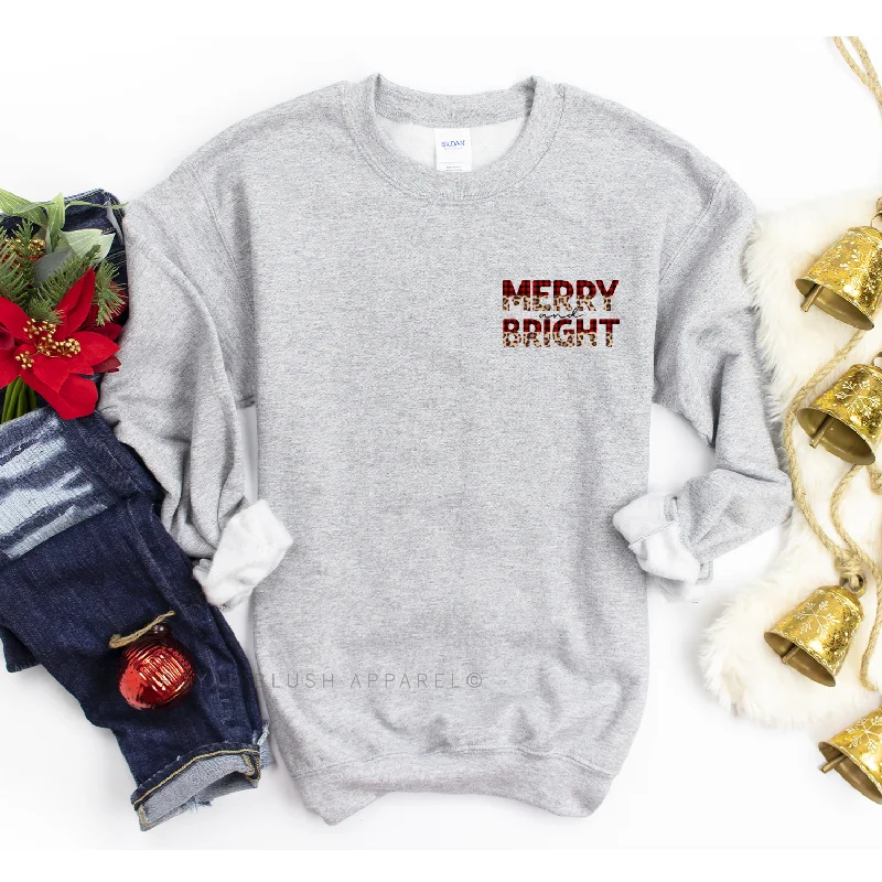 Bonus Savings Pocket Merry And Bright Sweatshirt