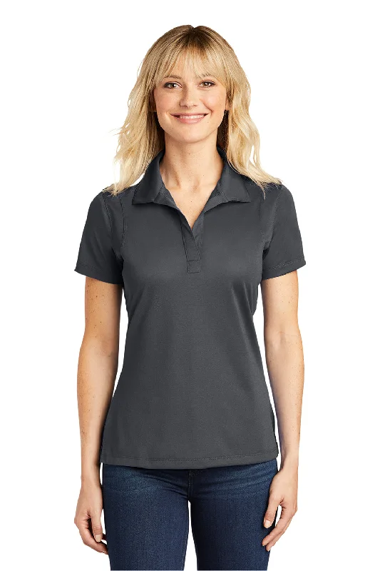 Early Access Sport-Tek Womens Sport-Wick Moisture Wicking Short Sleeve Polo Shirt - Iron Grey