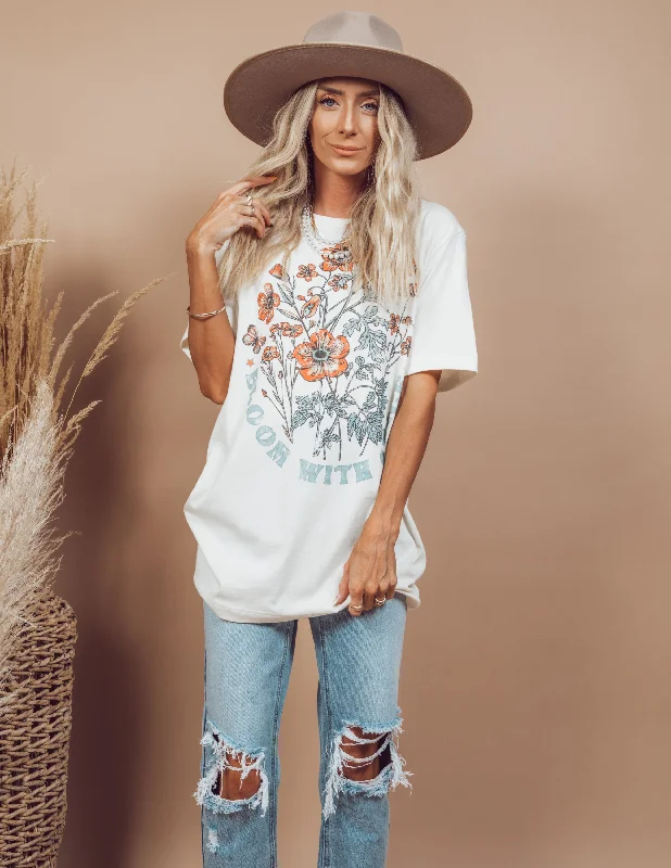 Overstock Bloom With Grace Graphic Tee