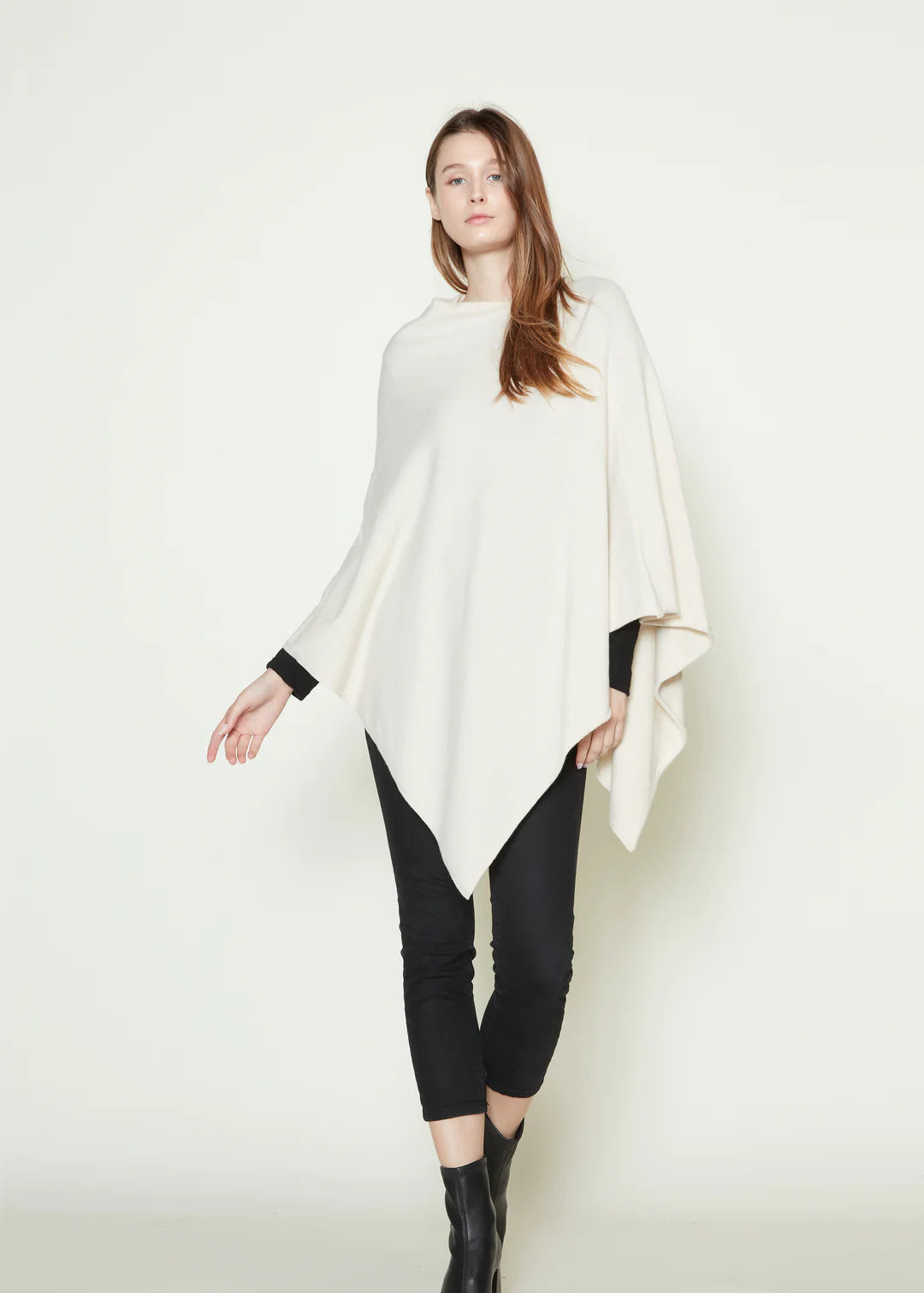 Loyalty Reward Terri Triangle Poncho in Ivory