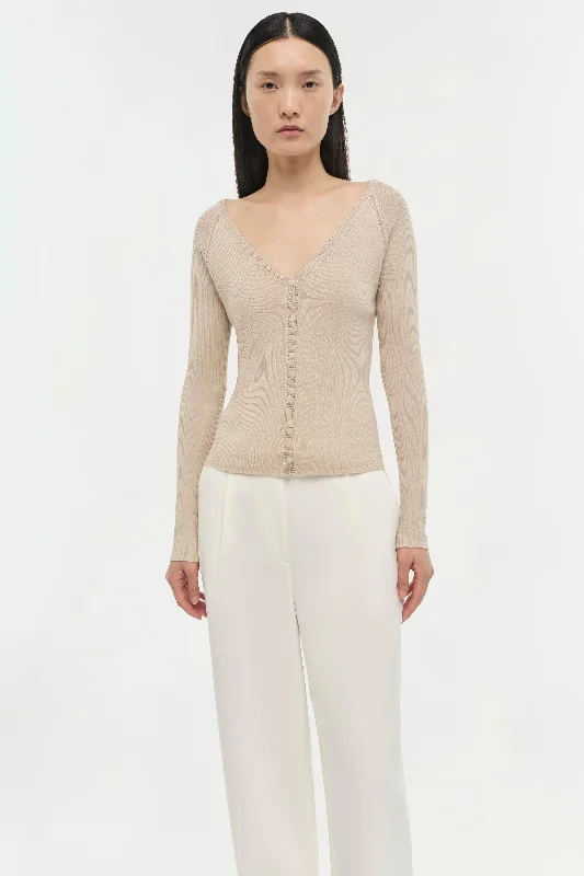 Price Reduction Darlene Silk Cashmere Cardigan
