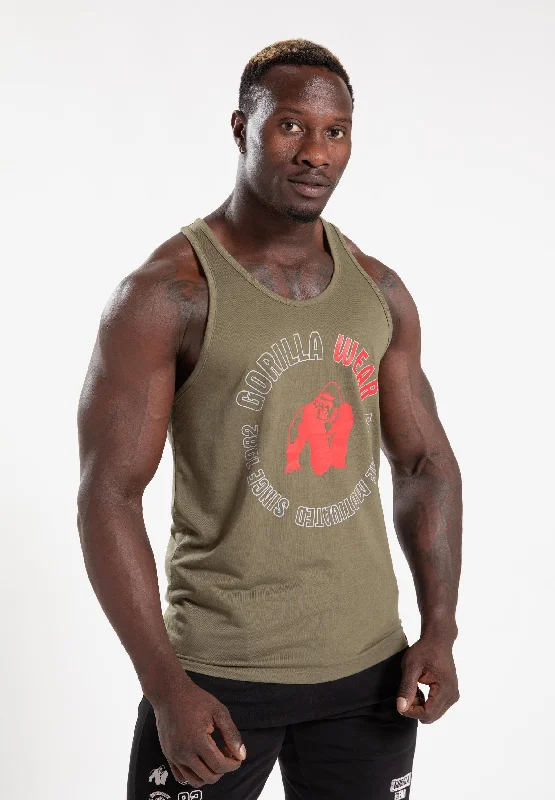 Hot Deal Lafayette Tank Top - Army Green