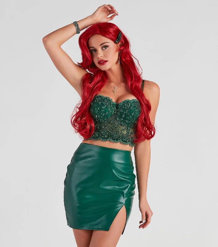 Reduced Prices Fatale Beauty Beaded Lace Bustier