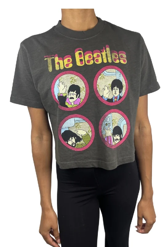 Massive Deal Beatles Yellow Submarine Crop Top by Junk Food