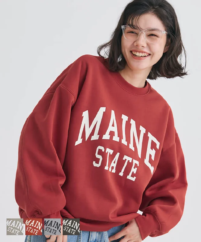 Flash Sale セール★1690円→1290円 裏起毛プリントスウェットトップス レディース メール便不可