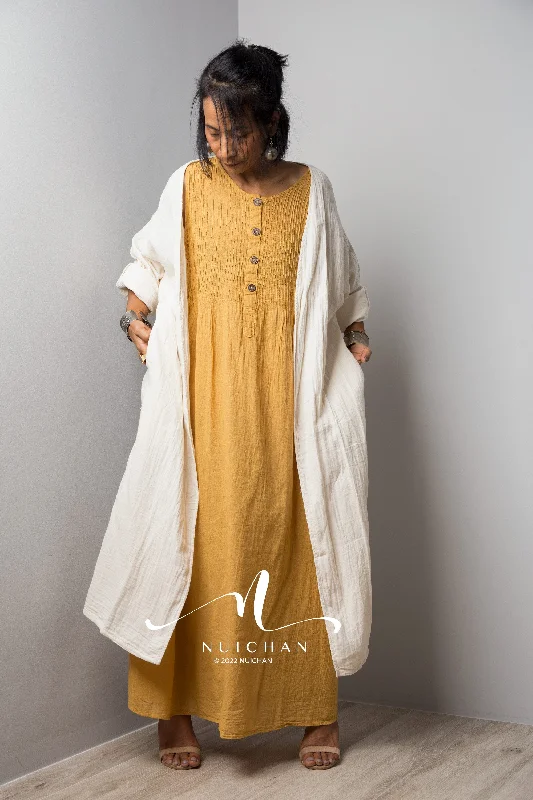 Don't Wait Cotton open front cardigan