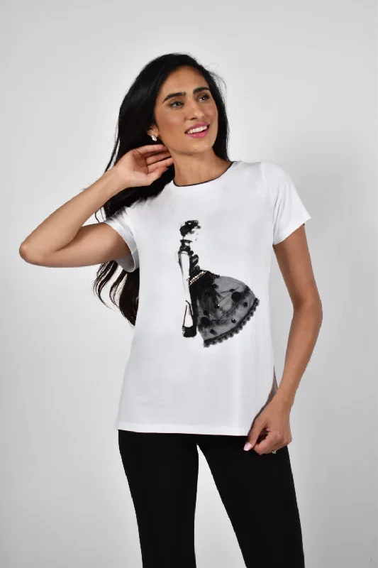 Weekend Offers That Delight Frank Lyman Top 226116U White