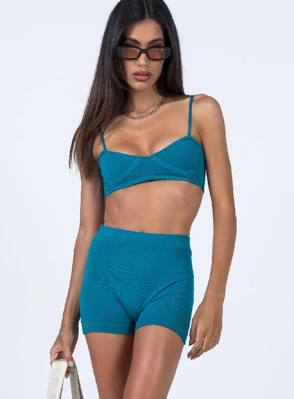 Weekend Offers That Thrill Rachel Set Teal