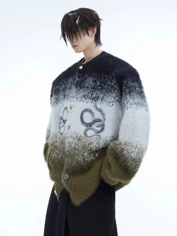 Low Prices [CultureE]Snake loose knit na1733