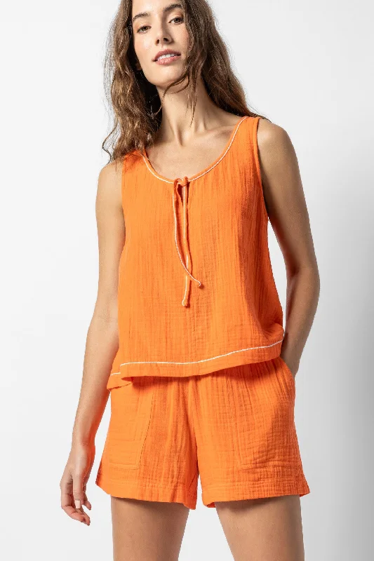 Reduced Prices Tie Front Tank
