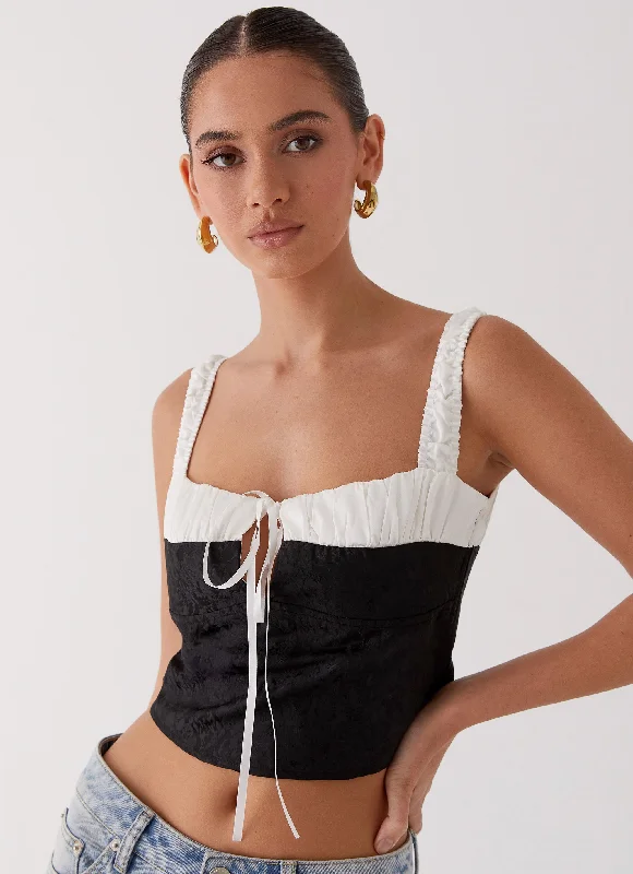 Unbeatable Prices Ryder Bustier Top - Black
