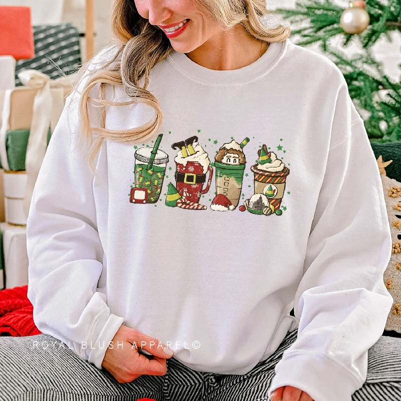 Sale Event Elf Coffee Sweatshirt