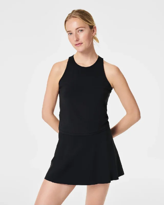 Online Deal SPANX Butter Keyhole Tank VERY BLACK