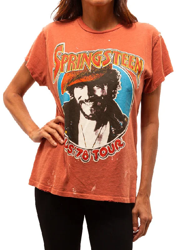 Weekend Deals You Can't Resist Bruce Springsteen 1978 Crew Tee | Rust