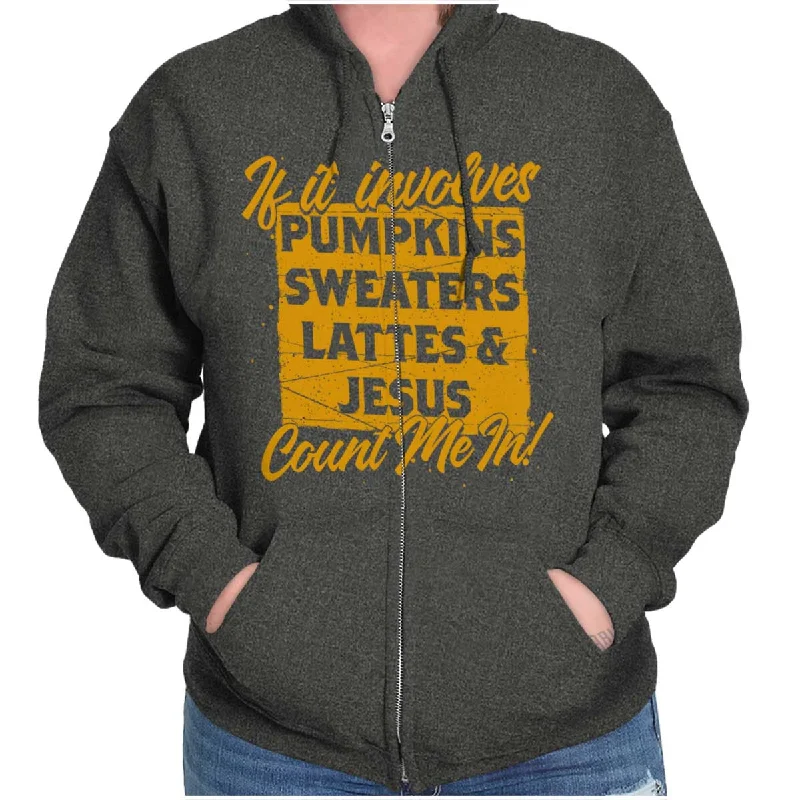 Buy Today Sweater Weather Zip Hoodie
