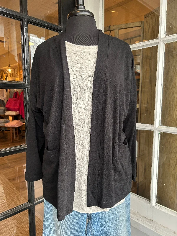 Huge Savings Farina Open Cardigan in Black