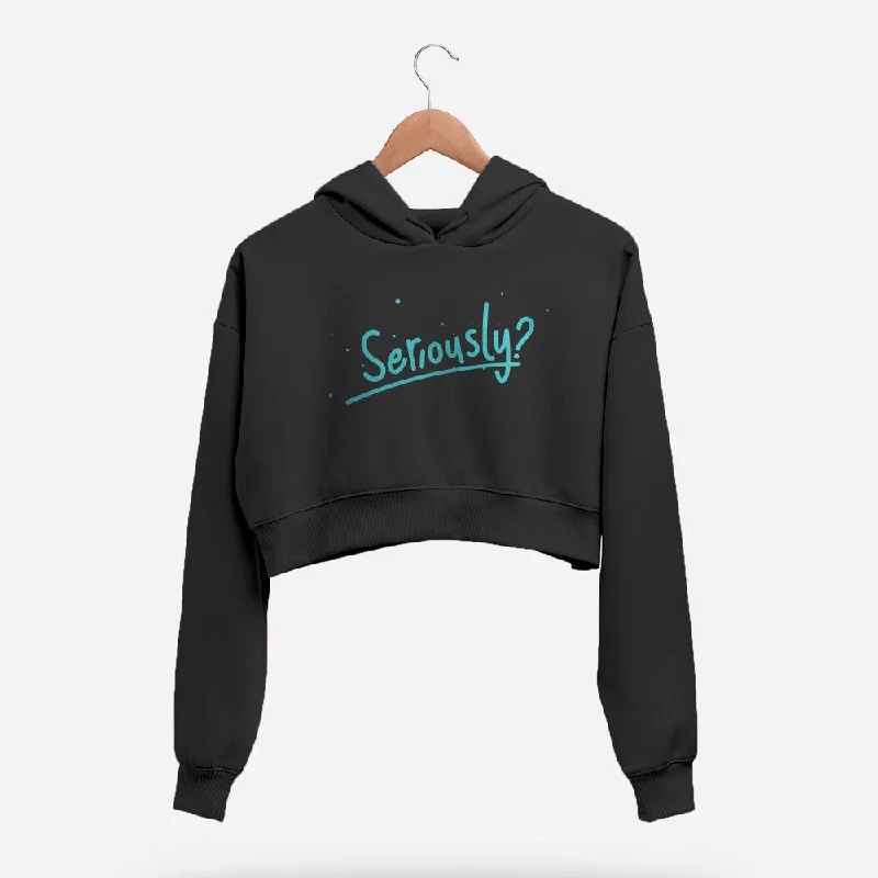 Price Blitz Seriously Crop Hoodie