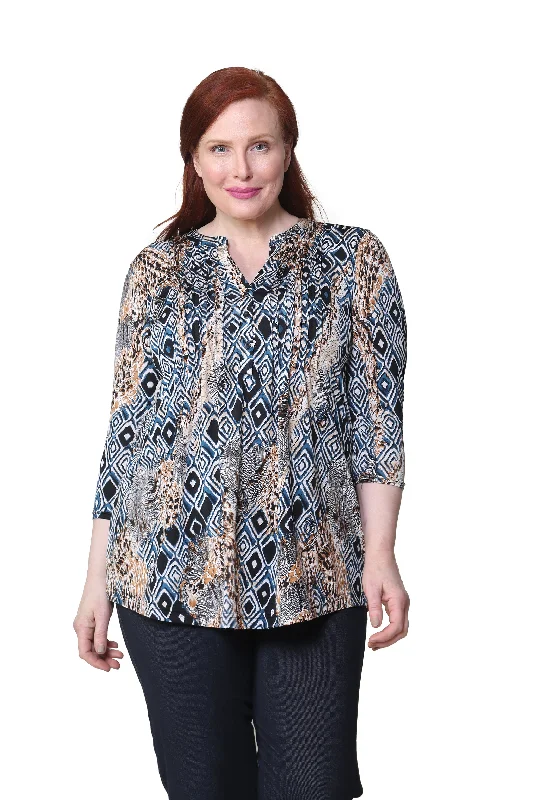 Weekend Extravaganza: Shop Now Plus Size La Cera Malabar Batik Print Tunic